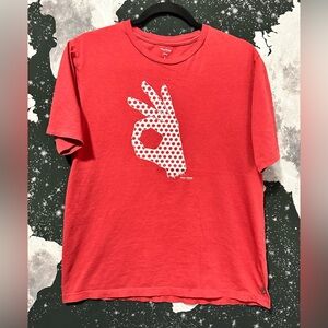 Paul Frank Polka Dot Hand Art Shirt